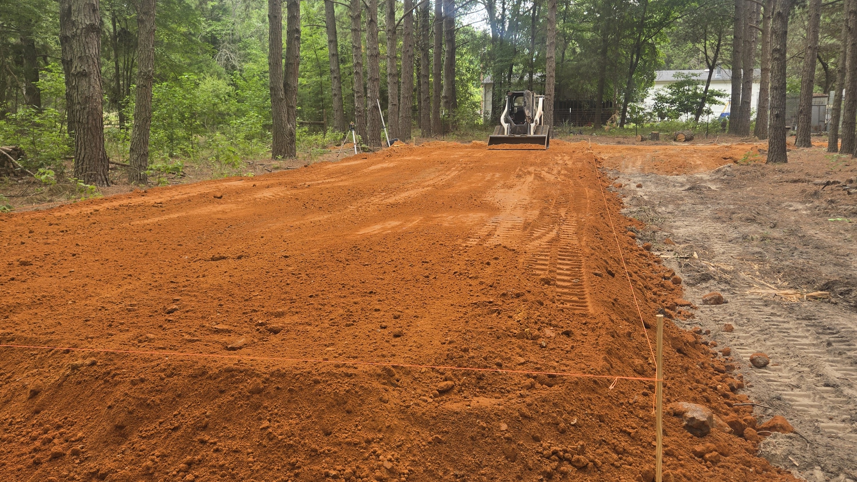 House pad development and grading Tyler TX
