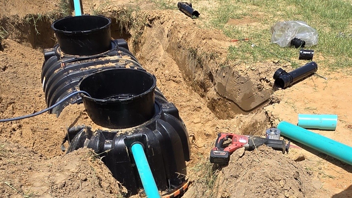 Septic system installation East Texas